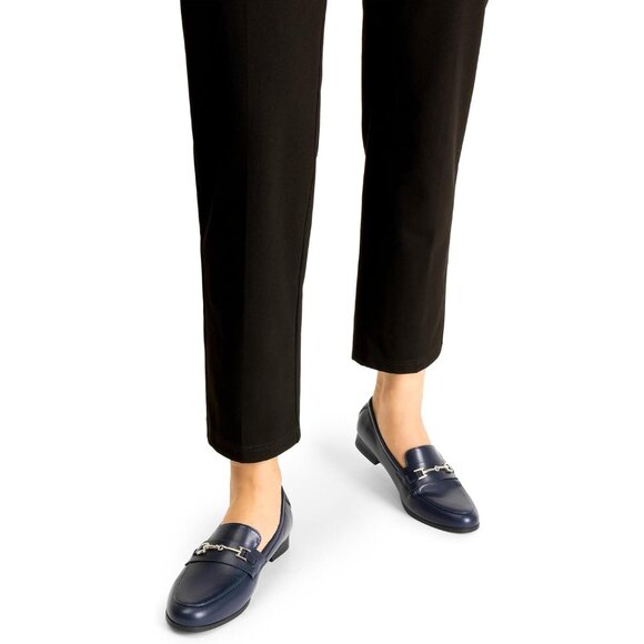 Dream Pairs Women's Navy-pu Faux Leather Comfortable Flats Penny Loafers - Picture 7 of 7